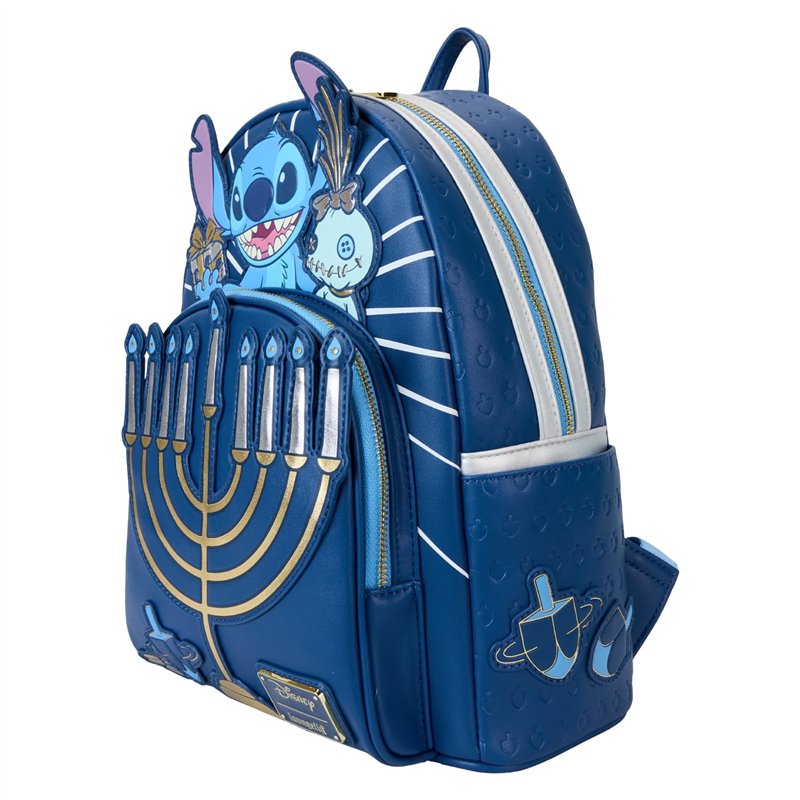 Image secondaire de Loungefly Disney Lilo & Stitch Menorah Stitch Mini sac à dos lumineux