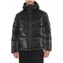 EA7 Armani 6DPB34 PNHMZ 1200 Veste matelassée noire avec logo répété Taille XXL, Noir , XXL