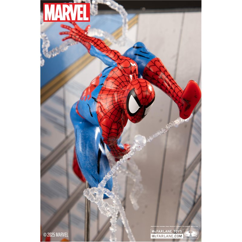 Image secondaire de McFarlane Toys - Marvel Spider-Man à l'échelle 1:10ème à collectionner avec scène (The Amazing Spider-Man #302)