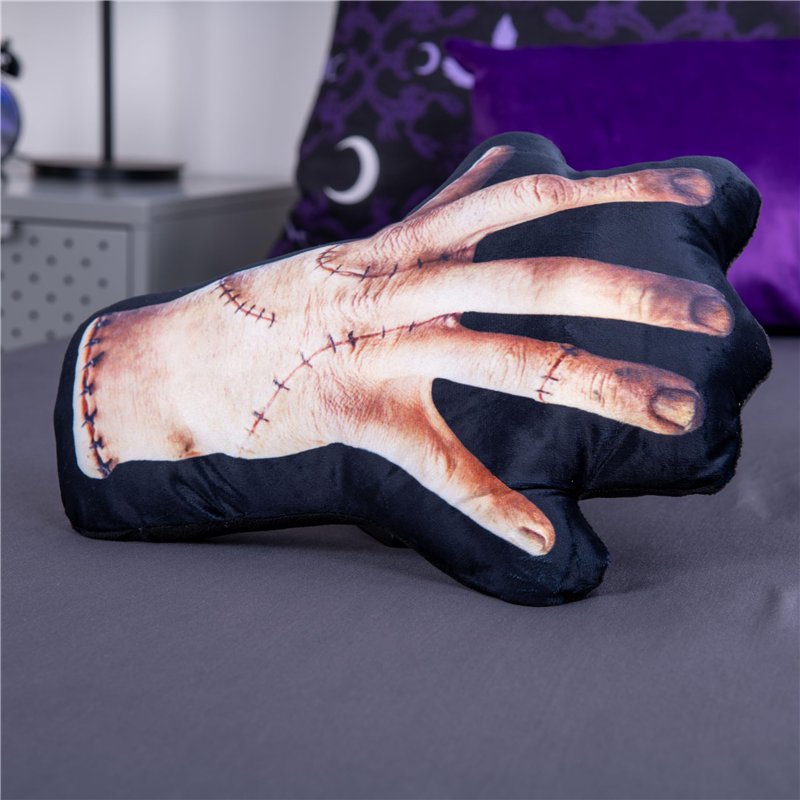 Image secondaire de Herding Coussin contour de Décoration Wednesday, 35 x 20 cm, 100% polyester, Noir, coussin moulé