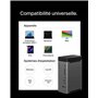 Belkin Hub GaN USB-C 11-en-1 Dock Pro (150 W, Station d'accueil multiport avec Port USB-C, USB-A, Ethernet, SD, Micro SD, 3,5 mm