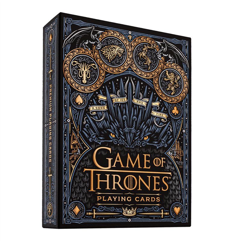 theory11 Cartes à jouer Game of Thrones, cartes à jouer de qualité supérieure, indice standard de taille de poker, cartes à joue