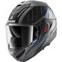 SHARK, Casque Moto Modulable OXO RYDGER Anthracite Blue Black ABK, M