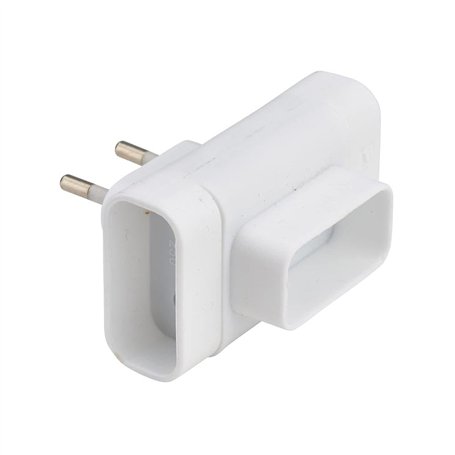 Multiprise Triplite 3 Prises - Compacte et Pratique - 3x6A, 230V pour Appareils Domestiques et Bureautiques