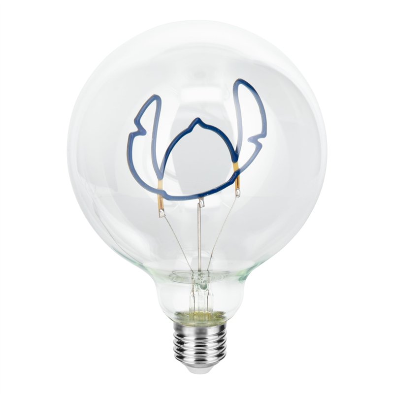 Paladone Ampoule LED décorative Stitch Disney Love E27 - À ajouter à n'importe quelle lampe compatible Edison, cadeau de collect