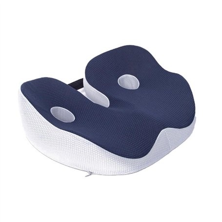 GD IMPORT Coussin Ergonomique en Mousse à Mémoire de Forme – Soulagement du Coccyx et de la Sciatique – Confort et Maintien Opti