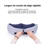 GD IMPORT Coussin Ergonomique en Mousse à Mémoire de Forme – Soulagement du Coccyx et de la Sciatique – Confort et Maintien Opti
