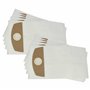 vhbw 10x Sacs remplacement pour Metabo 4061792200883, 630164000 pour aspirateur - microfibre non tissée, 36cm x 20cm blanc