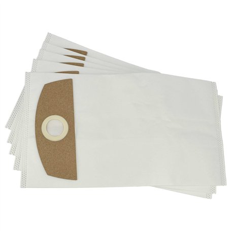 vhbw 5x Sacs compatible avec Cleancraft dryCAT 16 aspirateur - microfibre non tissée, 36cm x 20cm blanc