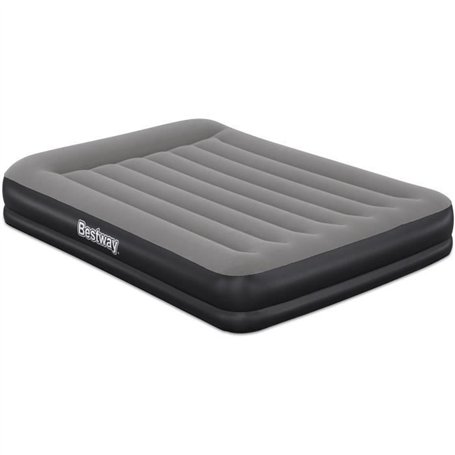 Matelas gonflable - BESTWAY - 671BU - Tritech Queen - 2 places, pompe USB intégrée, 2,03 m x 1,52 m x 36 cm