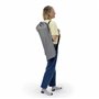 BRIGHT STARS Transat bébé pliable Gris Pop 'N Chill, pare soleil SPF +50 et sac de transport inclus
