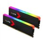 Kit de mémoire - PNY - XLR8 Gaming EPIC-X RGB DDR5 - 32GB (2x16GB) - 6400MHz - CL36 - Pour ordinateur de bureau