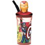 Verre avec Paille The Avengers Seven Wonders Iron Man 360 ml