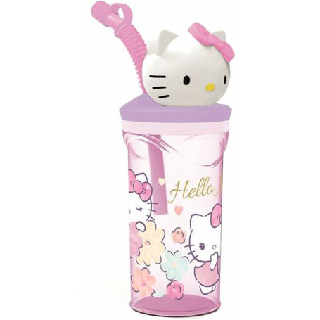 Verre avec Paille Hello Kitty 360 ml