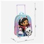 Cartable 3D avec roulettes Gabby's Dollhouse Rose 25,0 x 31,0 x 10,0 cm