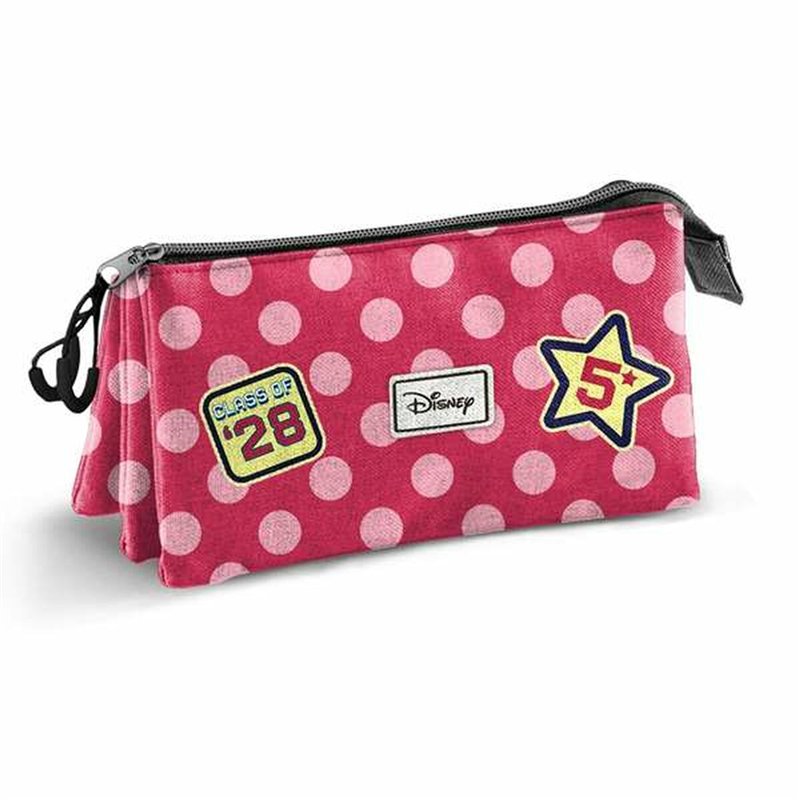 Image secondaire de Trousse Fourre-Tout Triple Minnie Mouse Rose 23 x 8 x 11 cm