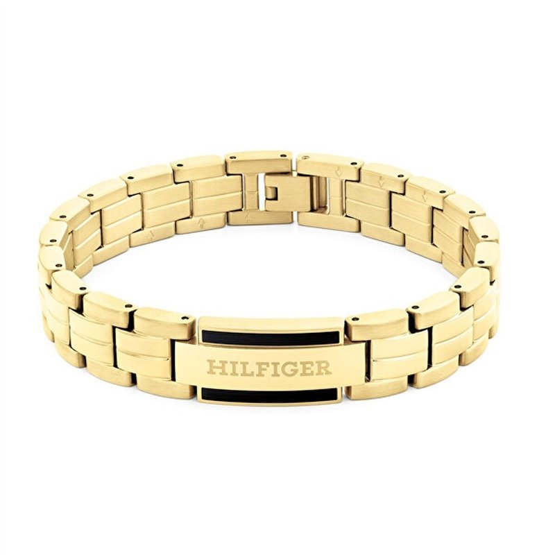 Bracelet Homme Tommy Hilfiger PARKER Acier inoxydable Doré