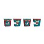 Ensemble de tasses à café Bialetti Winter Wonderland Turquoise Porcelaine 90 ml 4 Unités
