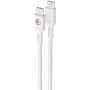 Câble Tissé USB C / USB C 5A 1.2m PD 100W Blanc Bigben