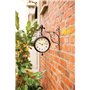 Esschert Horloge extérieure avec thermomètre