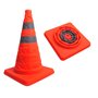 ProPlus 540320 Cône de Sécurité Pliable Orange