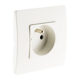 Prise 2P+T 16A Blanc - Venus