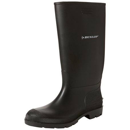 DUNLOP - Bottes en Caoutchouc pour Homme, 380 PP, Noir, 46 EU, Noir, 46 EU