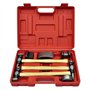vidaXL Kit de Marteaux de Carrosserie de Voiture et de Bosses 7 pcs Outils