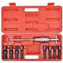 vidaXL Kit arrache extracteur de roulement intérieur marteau à inertie 9 pcs