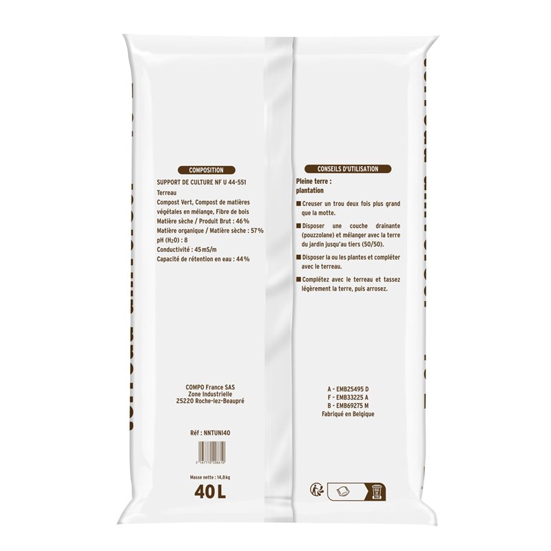 Image secondaire de Sac de Terreau Universel - 40 L