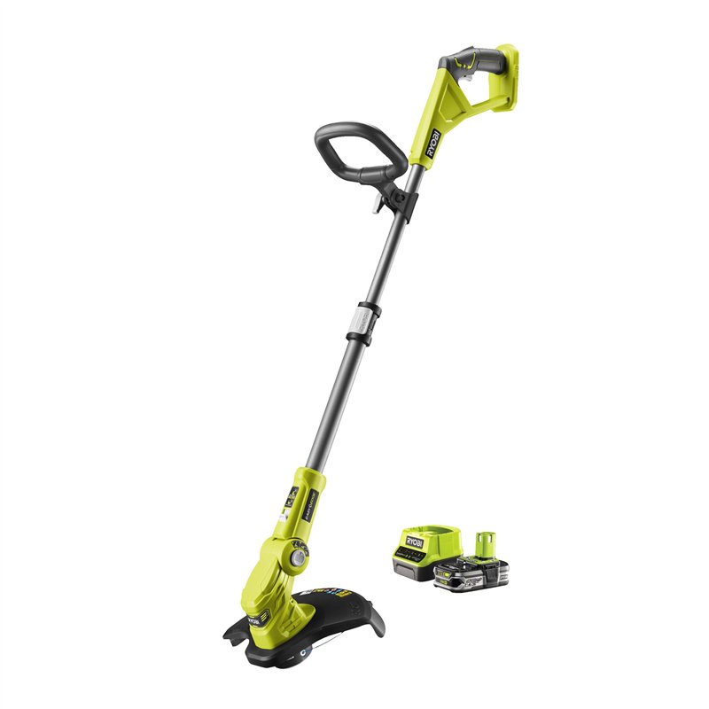 Ryobi RLT183225F Débroussailleuse 18 V Largeur de coupe 25-30 cm Avec manche télescopique, batterie de 2,5 Ah et chargeur