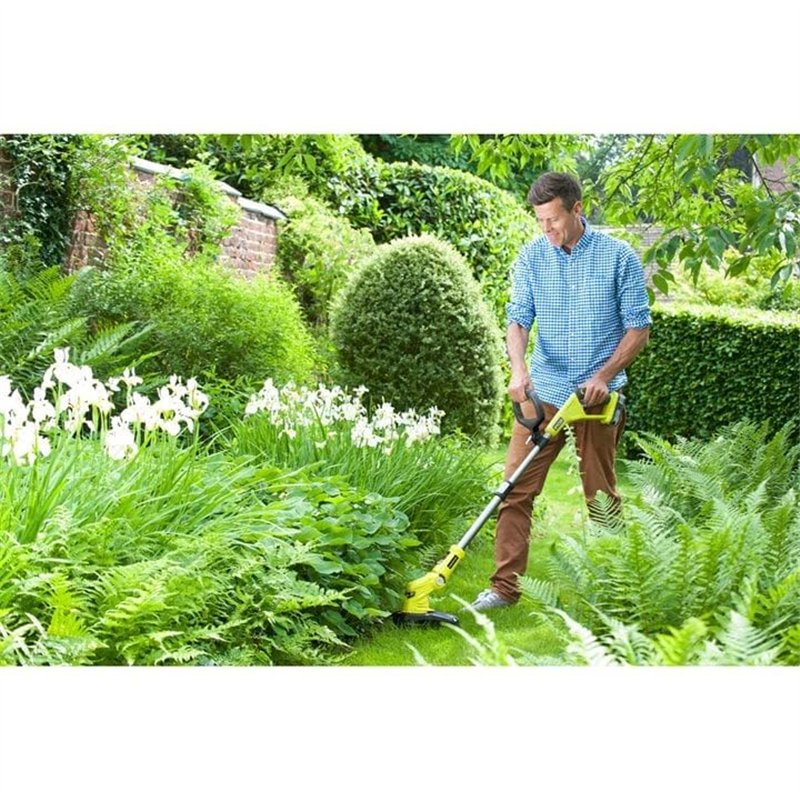 Image secondaire de Ryobi RLT183225F Débroussailleuse 18 V Largeur de coupe 25-30 cm Avec manche télescopique, batterie de 2,5 Ah et chargeur