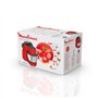 Moulinex QA311510 Robot Pâtissier avec Blender Wizzo Pétrin Fouet Flex Batteur Électrique 7 Vitesses Pulse 1000W Cuisine Rouge