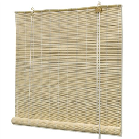 vidaXL Store Roulant en Bambou 100x220 cm Naturel Store Occultant Fenêtre