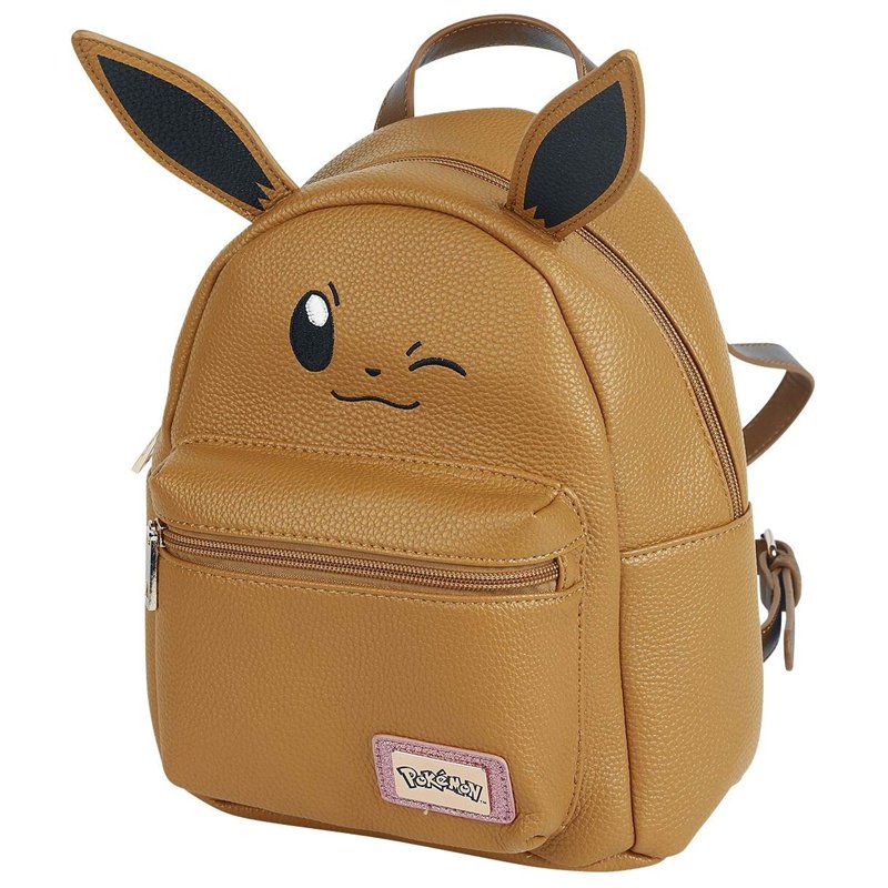 Bioworld - Difuzed Sac à dos Pokemon Evoli Premium Enfants, 41 cm, Marron