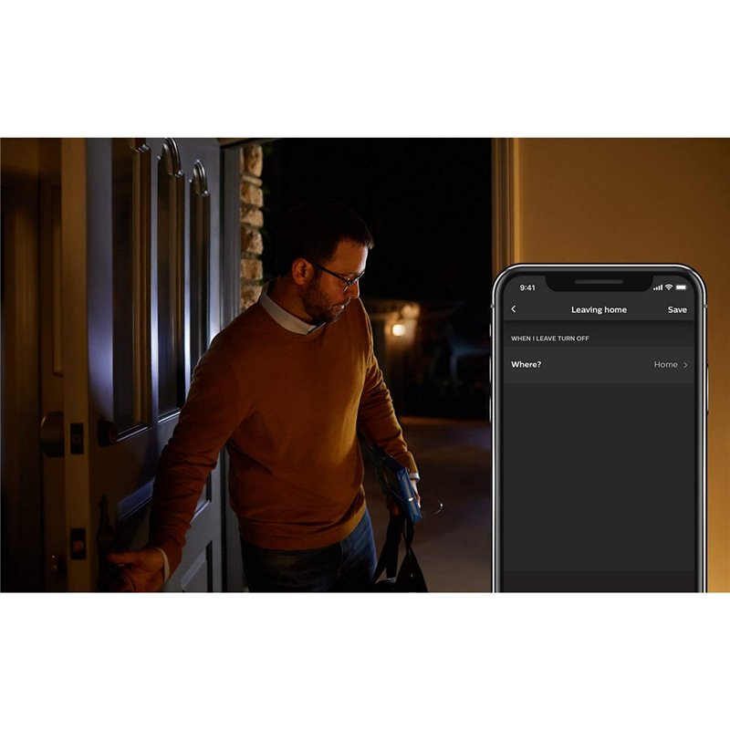 Image secondaire de Philips Hue White Kit de Démarrage 2 ampoules LED connectées + Pont de connexion Hue, compatible Bluetooth - Fonctionne avec Ale