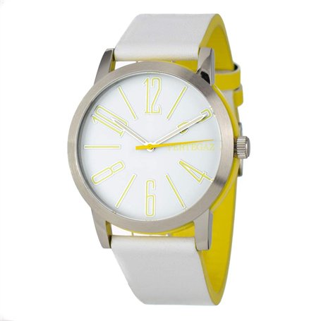 Pertegaz Hommes Analogique Quartz Montre avec Bracelet en Cuir P24001-BA