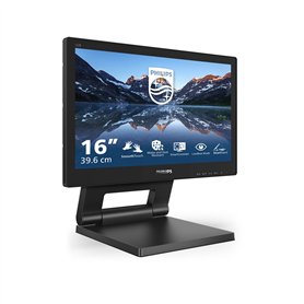 Philips 162B9T Moniteur Tactile 16", Hauteur réglable (1366 x 768, 60 Hz, VGA, DVI, HDMI, DisplayPort, Hub USB) Noir Philips 162B9T Moniteur Tactile 16", Hauteur réglable (1366 x 768, 60 Hz, VGA, DVI, HDMI, DisplayPort, Hub USB) Noir