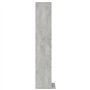 vidaXL Meuble CD Gris Cement 21 x 16 x 88 cm AgglomÃƒrÃƒ