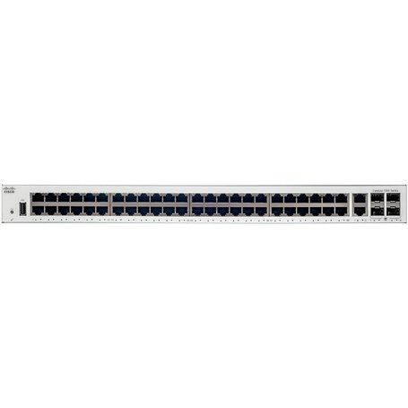 Commutateur réseau Cisco Catalyst 1000-48T-4G-L, 48 Ports Gigabit Ethernet (GbE), 4 Ports de Liaison Montante 1G SFP, Garantie à
