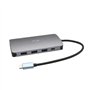 i-tec USB-C 4K Nano Station d'accueil - 1x HDMI 1x VGA 1x GLAN 1x USB-C 3X USB 3.1 1x SD/MicroSD 1x Audio avec Power Delivery 10