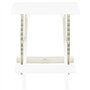 vidaXL Table Pliable de Jardin Blanc 45x43x50 cm Plastique