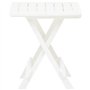 vidaXL Table Pliable de Jardin Blanc 45x43x50 cm Plastique
