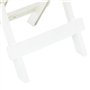 vidaXL Table Pliable de Jardin Blanc 45x43x50 cm Plastique