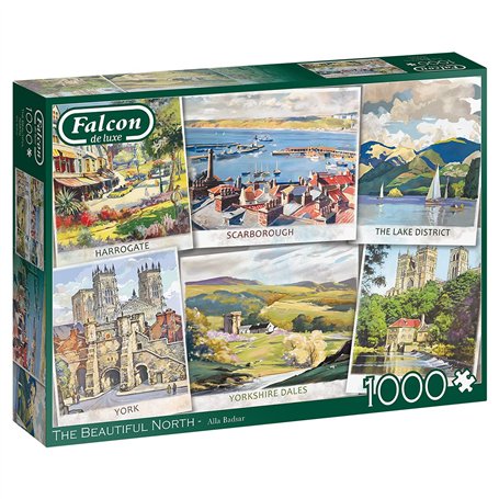 Jumbo, Falcon de Luxe - Puzzle The Beautiful North, pour Adultes, 1000 pièces