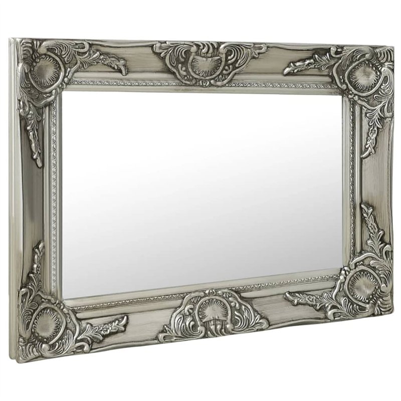 Image secondaire de vidaXL Miroir Mural Style Baroque Argenté 60 x 40 cm