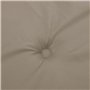 Coussin pour Banc de Jardin Taupe 200 × 50 × 3 cm