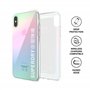 Superdry Coque de Protection Compatible avec iPhone X, Coque iPhone XS, étui holographique, Coque de Protection Transparente, ho