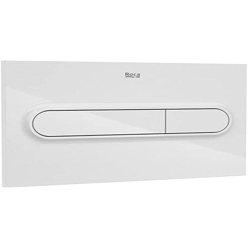 Roca A890195000 Plaque d'entraînement à Double décharge, PL1 Dual One, Blanc