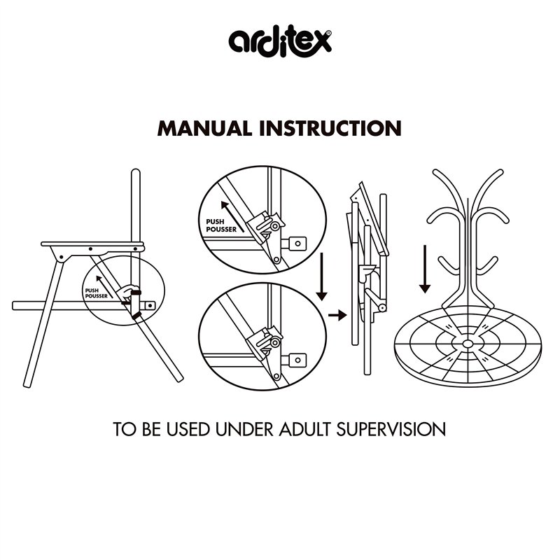 Image secondaire de ARDITEX WD14418 Ensemble Table (50 x 50 x 48 cm) avec 2 chaises (38 x 32 x 53 cm) et Parasol (diamètre 110 cm) Motif Minnie de D